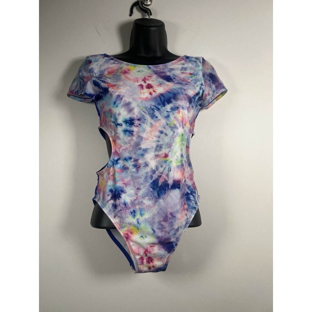 More Than Magic Targets Girls Swimsuit One Piece Sz XL  X-Large 14/16 Tie Dye